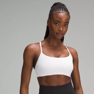 Wunder Train Strappy Racer Bra
Light Support, C/D cup. White. Size 6.